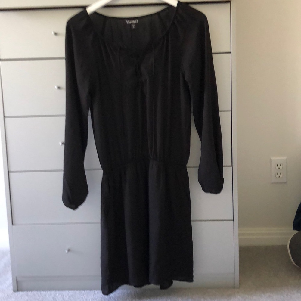 $2/11$ Lace Up Mini Dress
